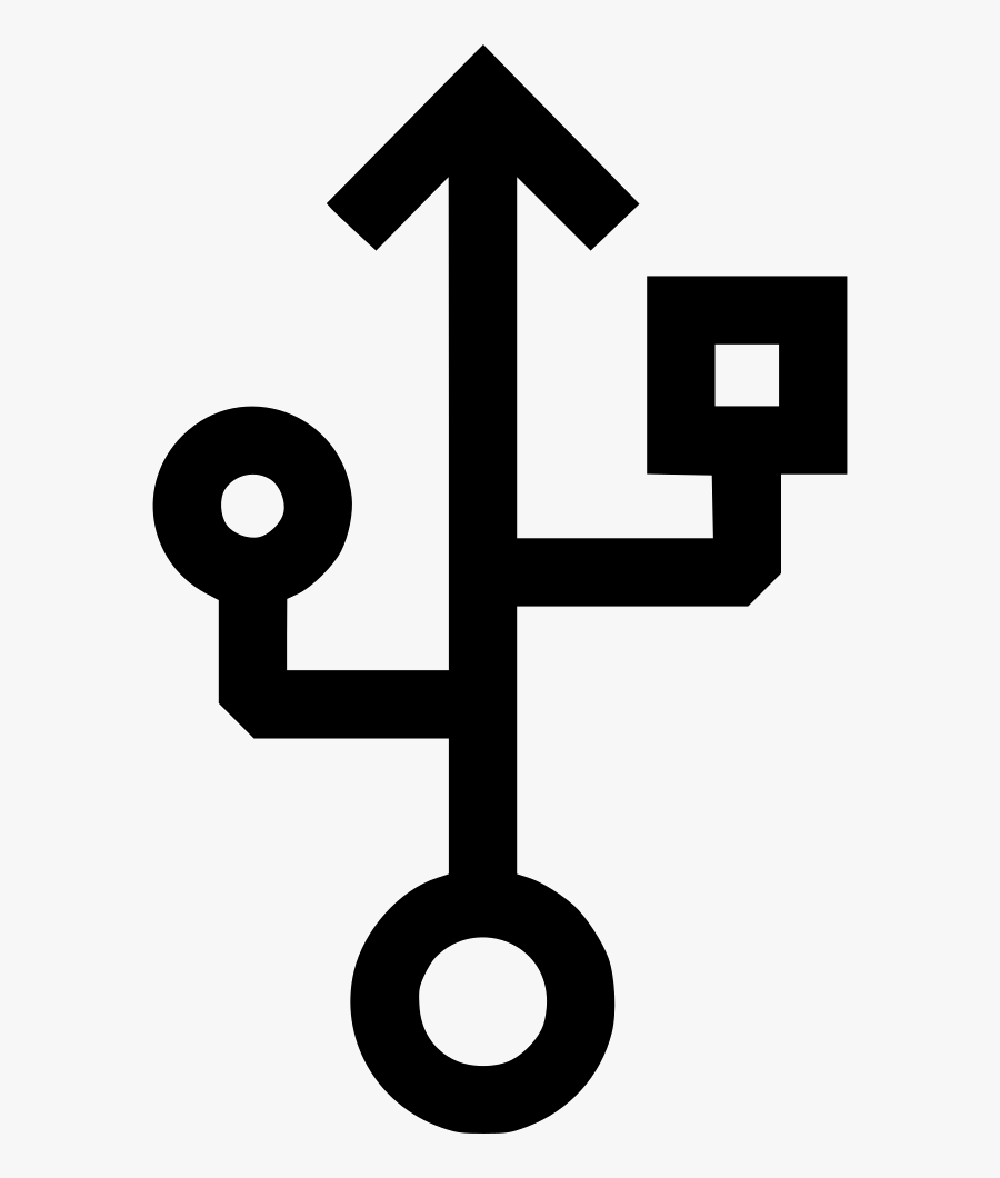 Usb Sign Port Storage Flash Drive Usbport - Usb, Transparent Clipart