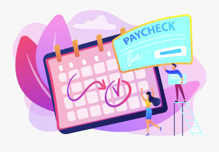 If You Pay Your Employees In Arrears, Then You Are - Stock Illustration Paycheck Paper Paycheck Illustration, Transparent Clipart