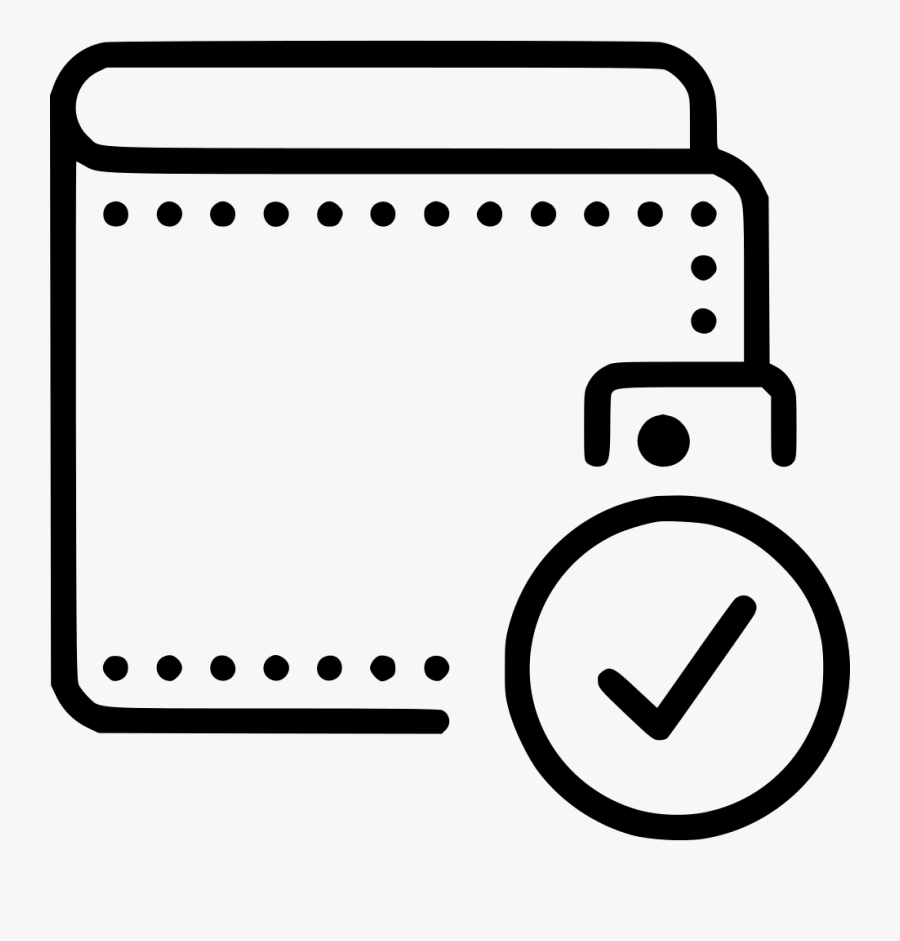 Wallet Money Cash Payment Pay Check - Wallet Money Cash Payment Failed Icon Svg, Transparent Clipart