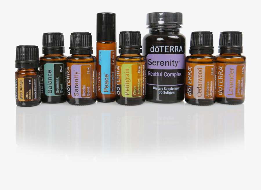 Clip Art Doterra Oil Set - Best Essential Oil Autism, Transparent Clipart