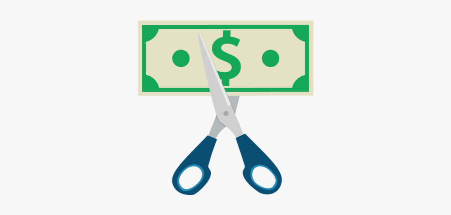 Cutting Money Clip Art, Transparent Clipart