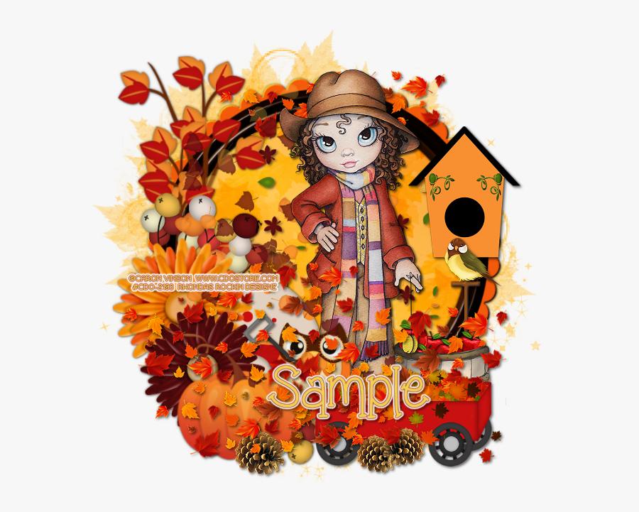 November Leaves Clip Art, Transparent Clipart