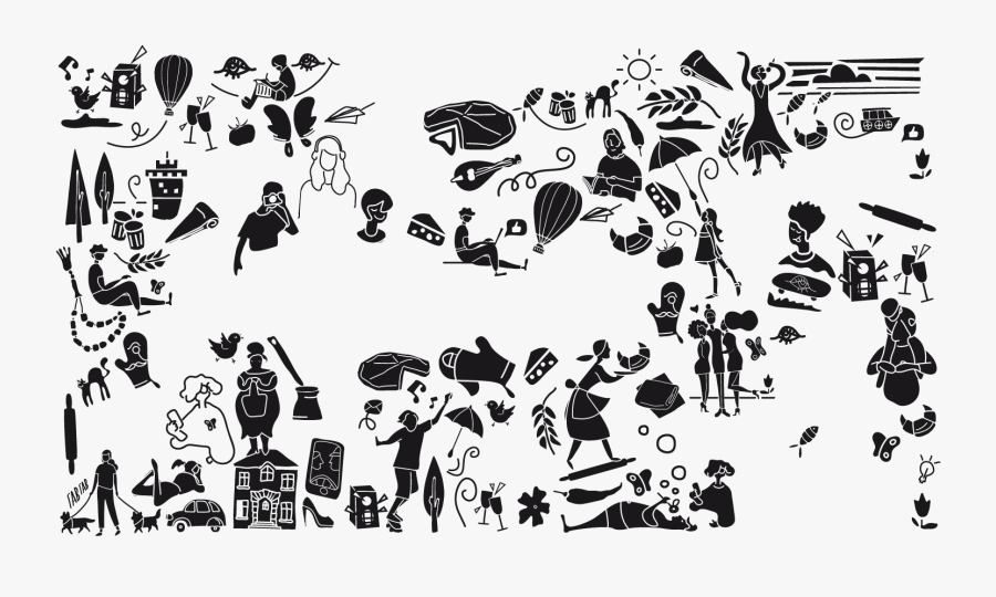 Ioniki, Black Graphics, Transparent Clipart