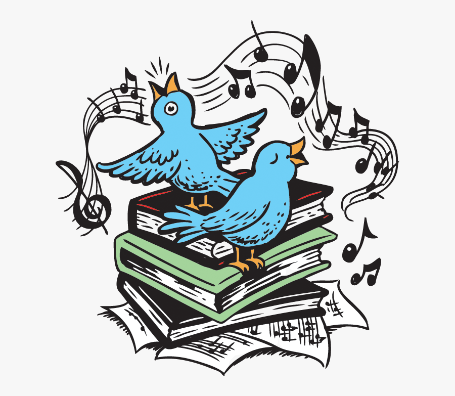 09 Singing Birds, Transparent Clipart
