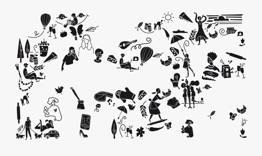 Ioniki, Black Graphics, Transparent Clipart