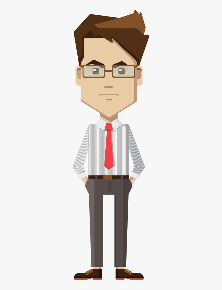Svg Black And White Download Businessman Clipart Man, Transparent Clipart