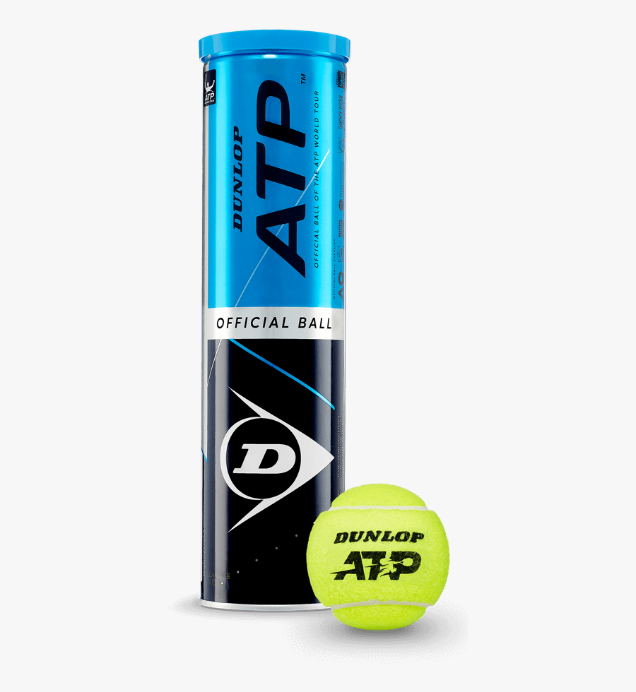 1 Ball On Tour - Dunlop Atp Tennis Balls, Transparent Clipart