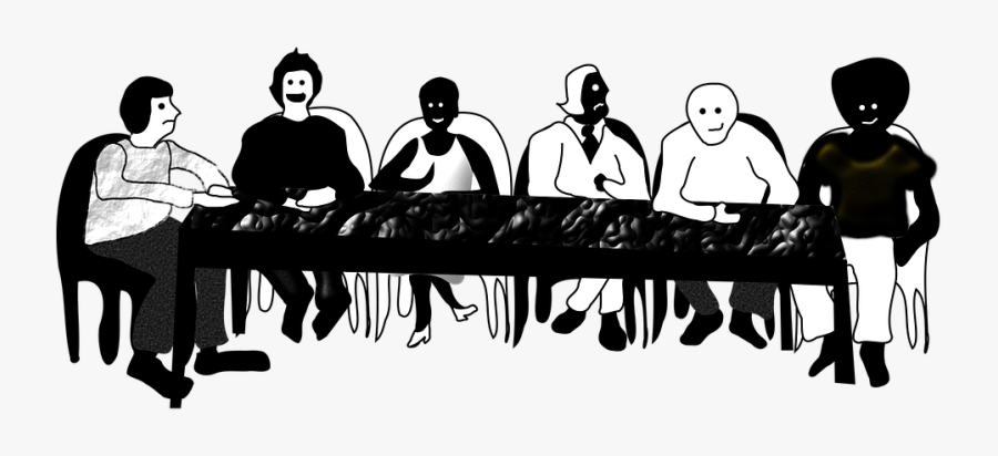 People, Table, Team, Group, Meeting, Conference, Comic - Musyawarah Png, Transparent Clipart