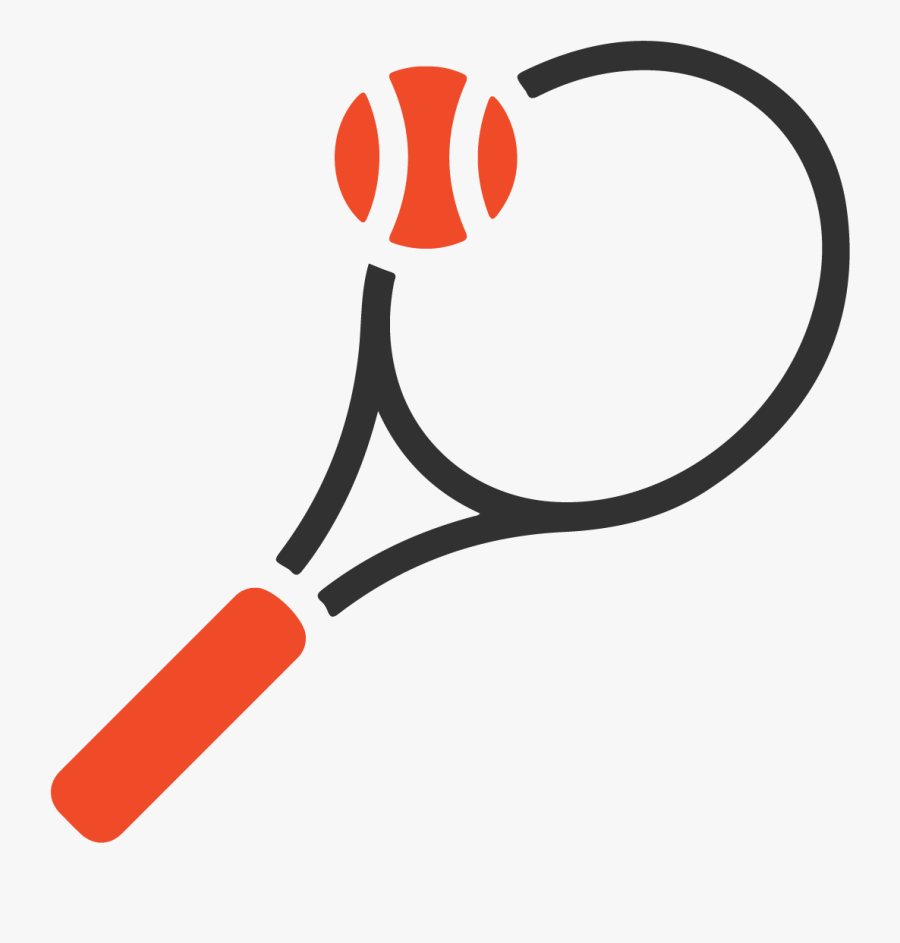 Icon For Tennis, Transparent Clipart