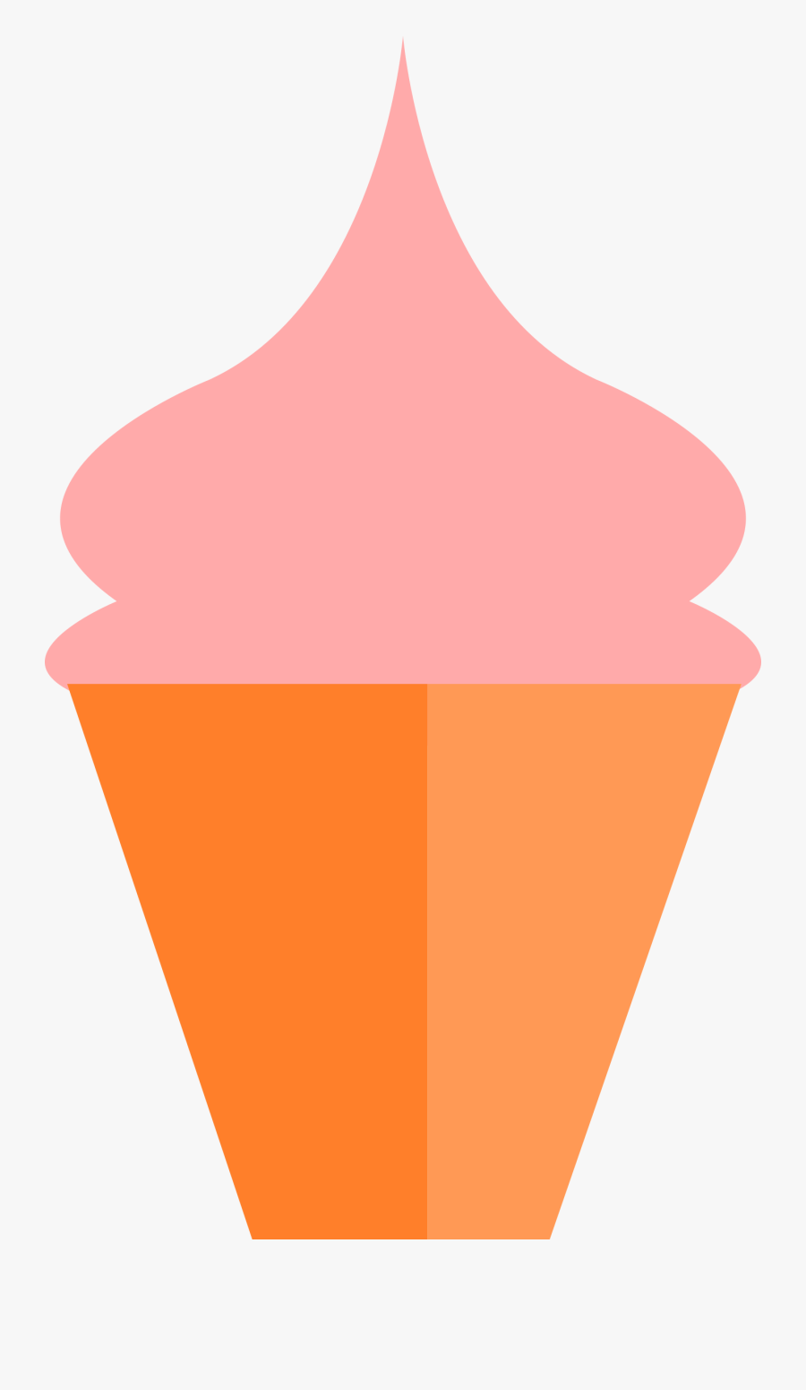Strawberry Ice Cream, Transparent Clipart