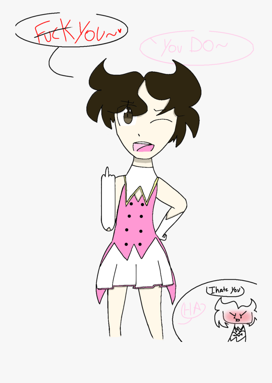 Dress Like A Magical Girl Read Desc - Cartoon, Transparent Clipart