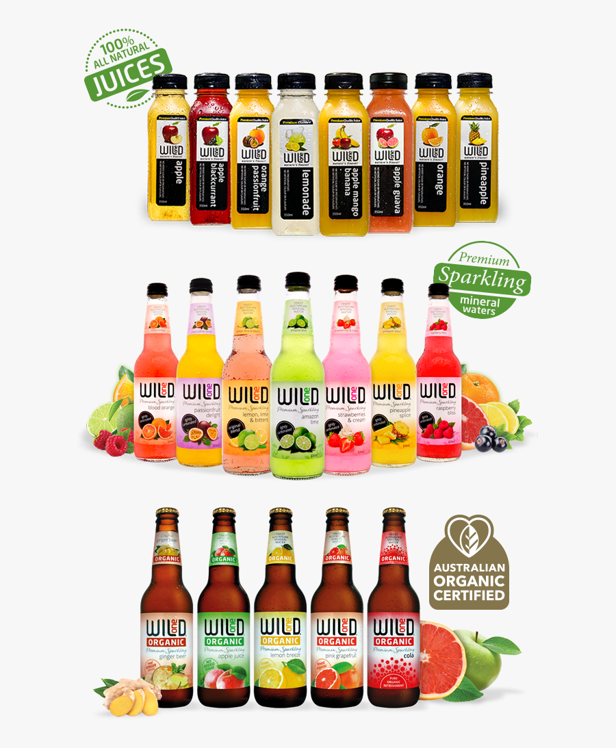 Wild One Beverages Range, Transparent Clipart