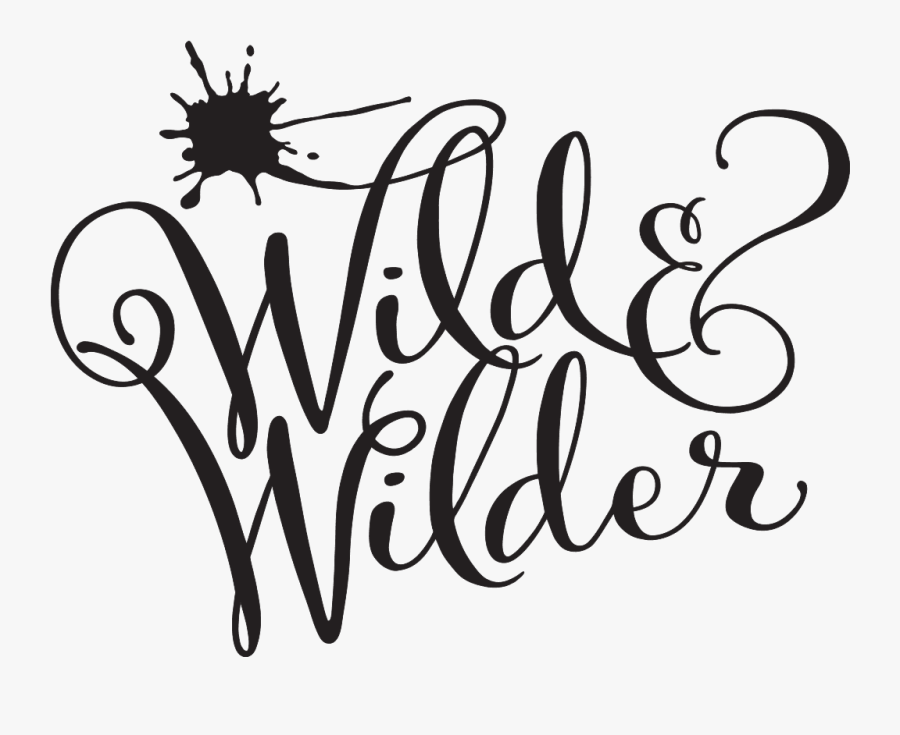 Wild & Wilder Wine Logo, Transparent Clipart