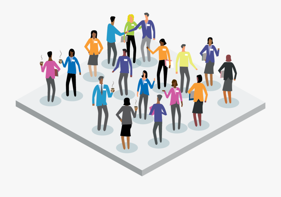 People Networking Transparent - People Networking Image Png, Transparent Clipart