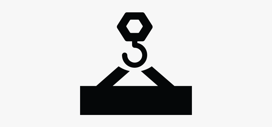 Construction Crane, Factory, Forklift, Hook, Lifter, - Sign, Transparent Clipart