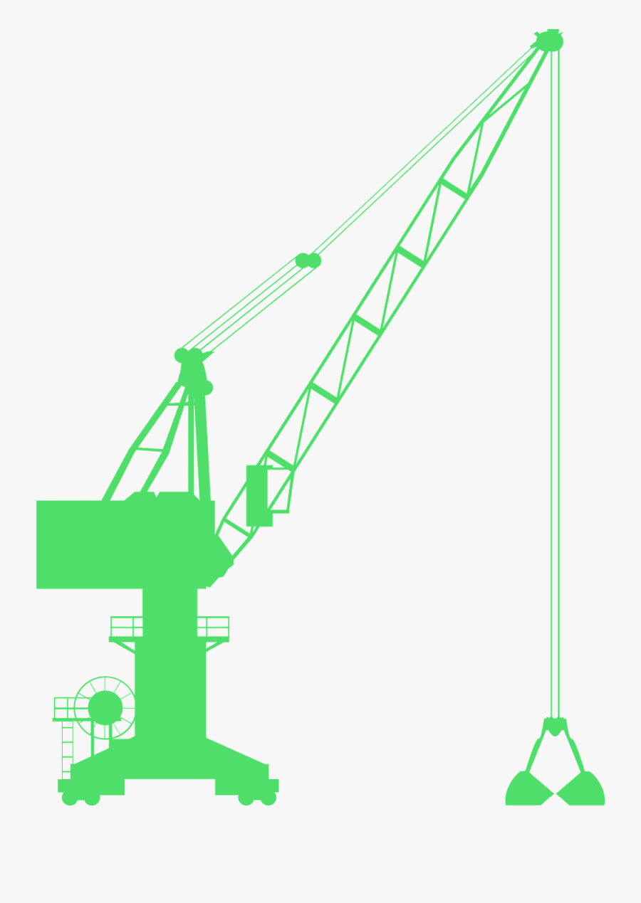 Crane, Transparent Clipart
