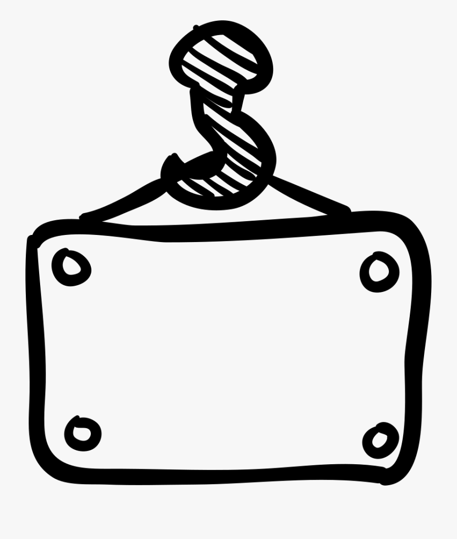 Crane Holding Construction Panel - Icon, Transparent Clipart