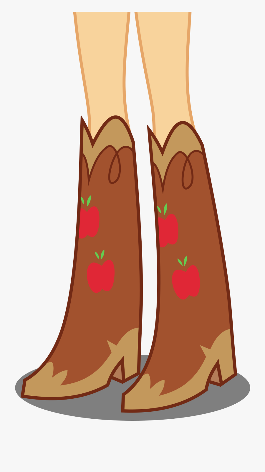 Boot Clipart Girl Boot - My Little Pony Equestria Girls Applejack, Transparent Clipart