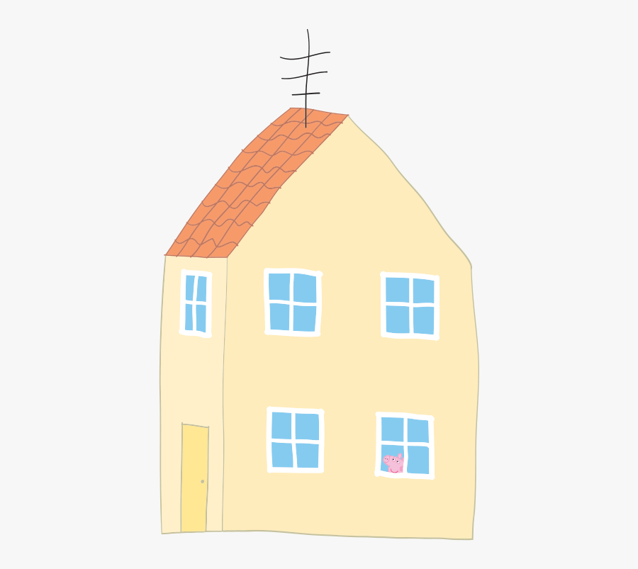 Peppa Pig House Png, Transparent Clipart