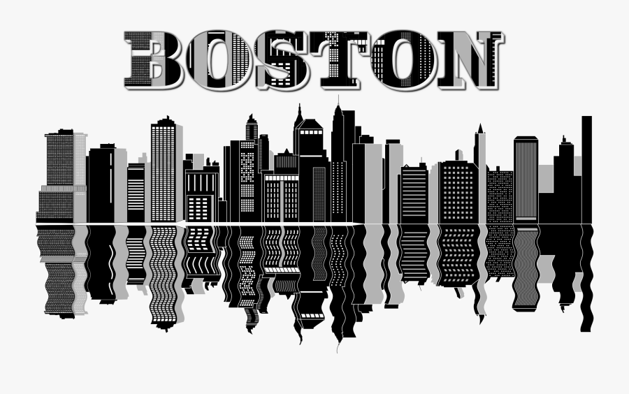 Cityscape Skyline Clip Art - Boston Skyline Clip Art, Transparent Clipart