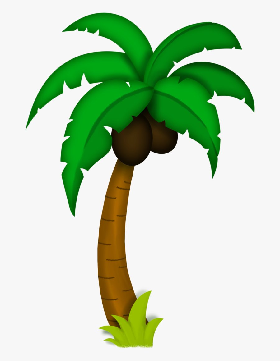 Palm Tree For Game By Hrtddy - Cartoon Palm Tree Drawing, Transparent Clipart