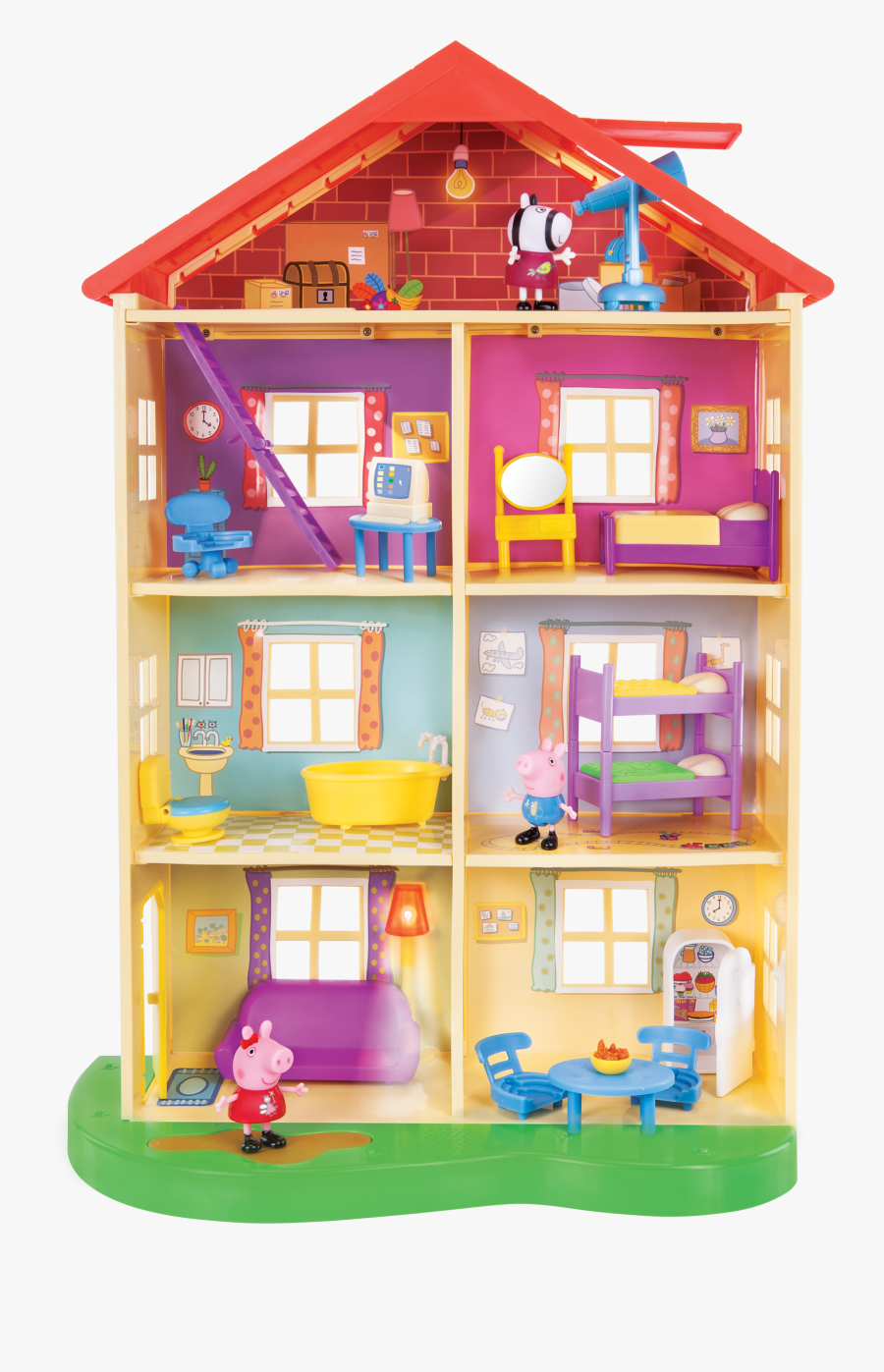 Transparent Pepa Pig Png - Peppa Pig House Inside , Free Transparent