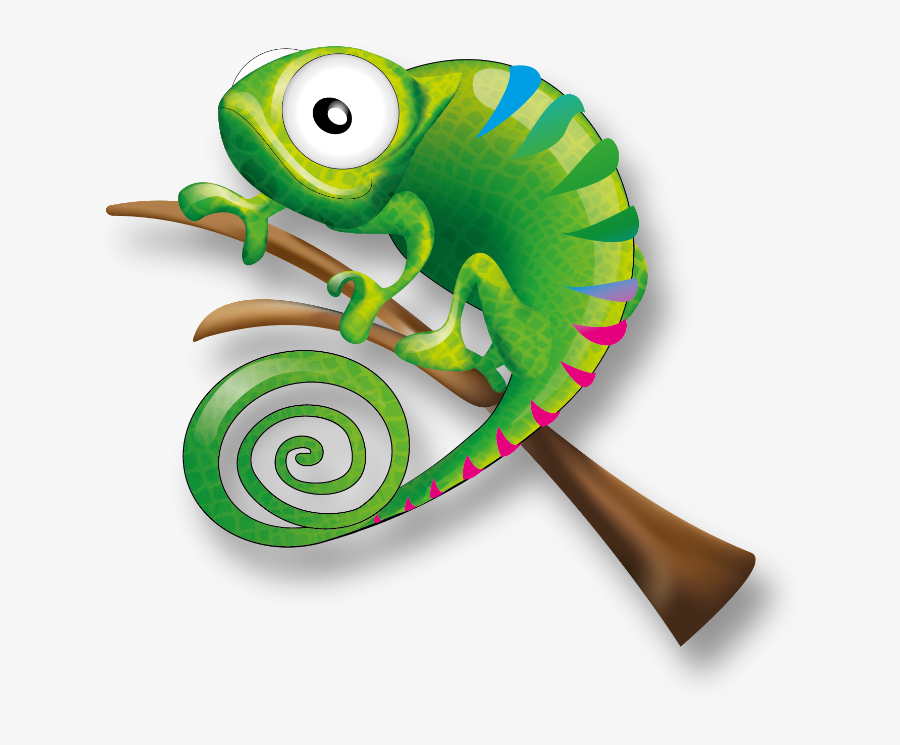 Chami On Branch - Illustration, Transparent Clipart