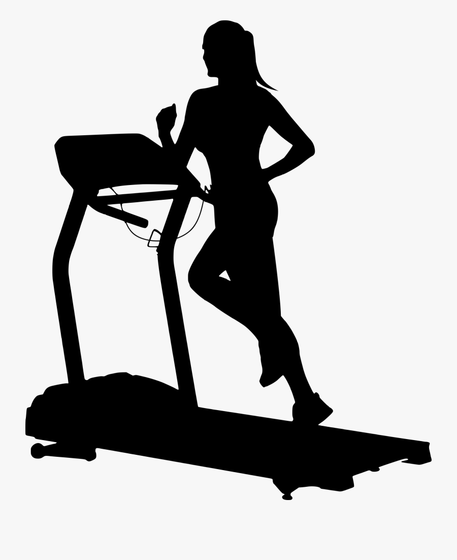Treadmill-3503966 - Treadmill Silhouette Png, Transparent Clipart