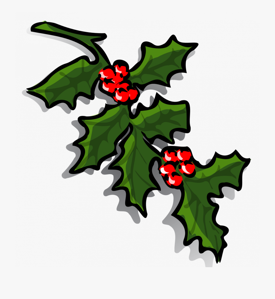 Holly Graphics Clip Art Free Christmas Ntxlplxtb - Holly Sprigs Clip Art, Transparent Clipart