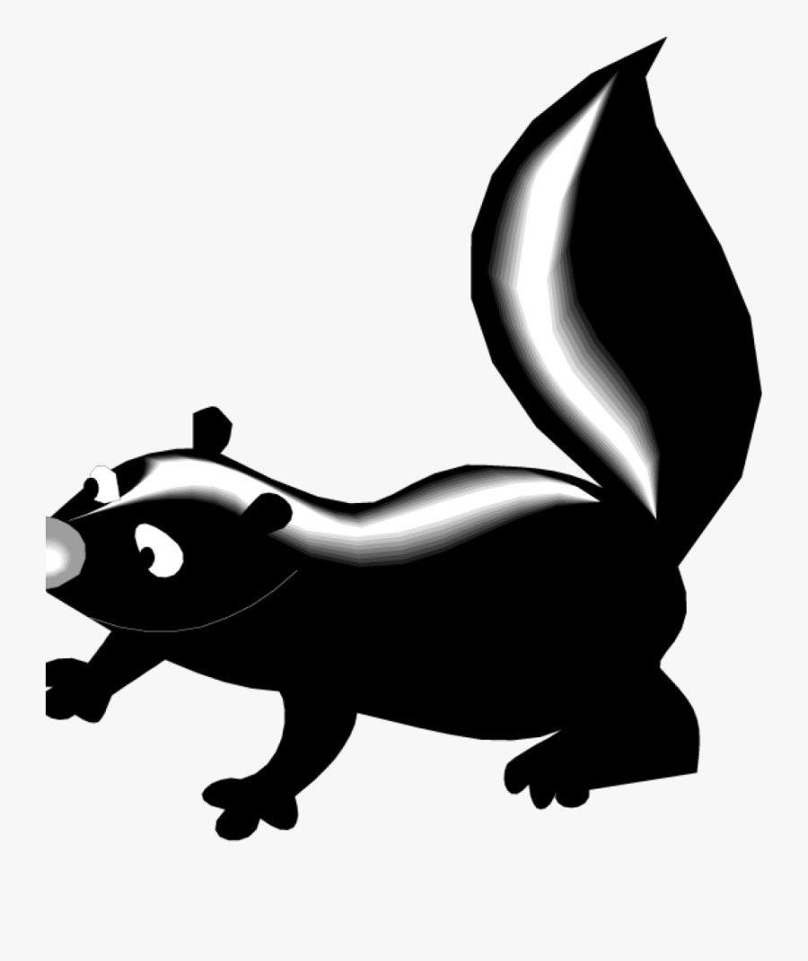 Skunk Vector Free Clip Art - Clip Art Skunk, Transparent Clipart