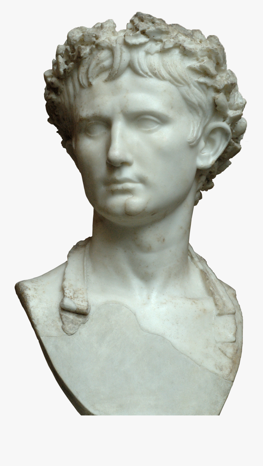 Roman Bust Png - Augustus Caesar Transparent, Transparent Clipart