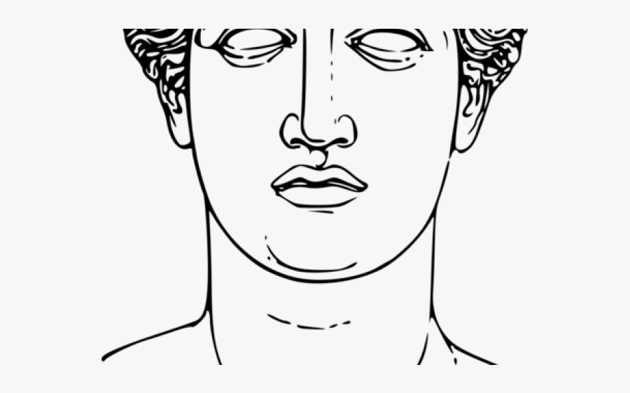 Greek Statues Cliparts Greek Statue Line Png , Free Transparent