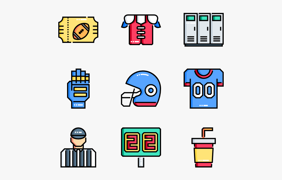 American Football, Transparent Clipart