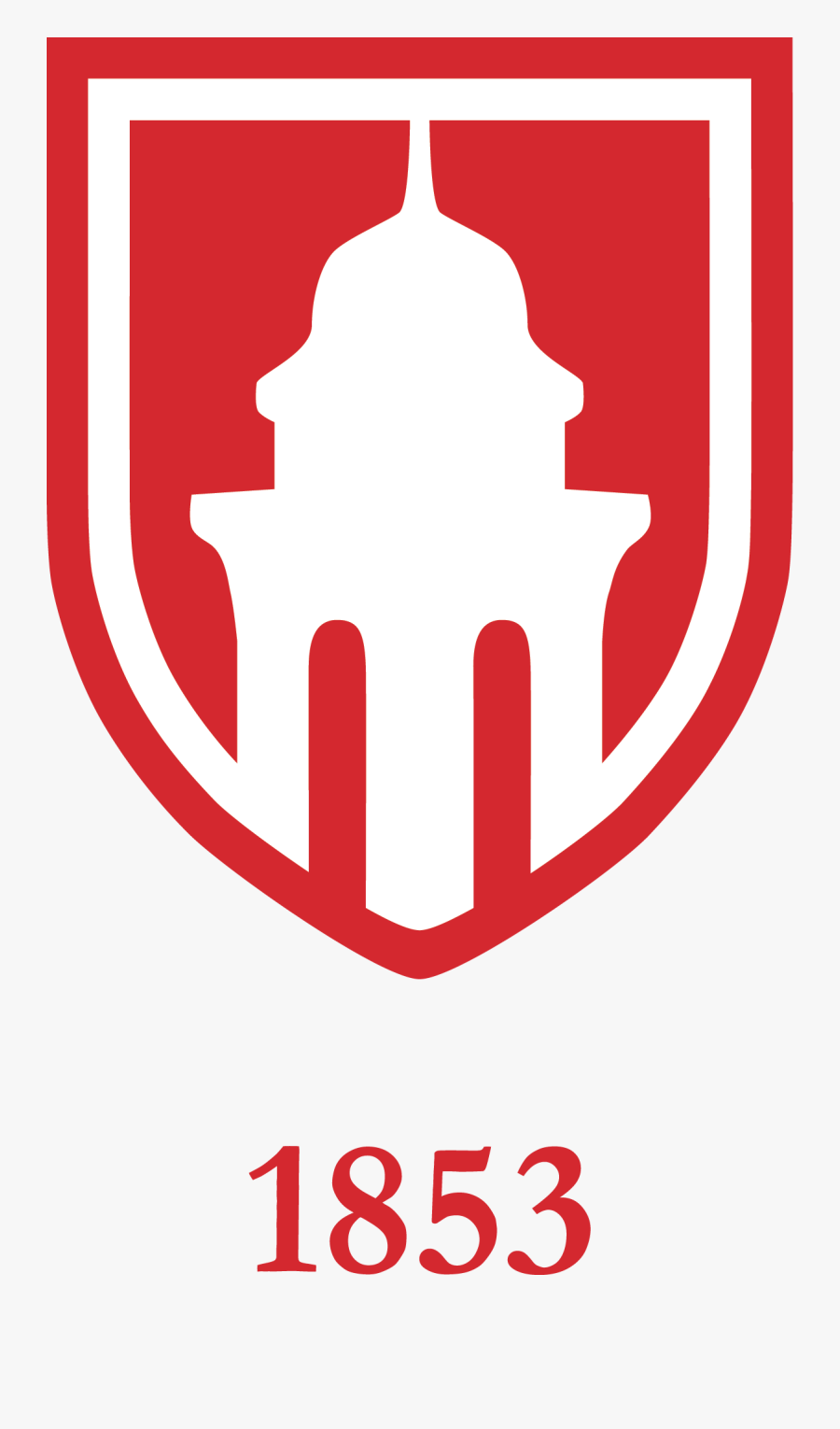 Mc Crest 1853 Red - Monmouth College Illinois, Transparent Clipart