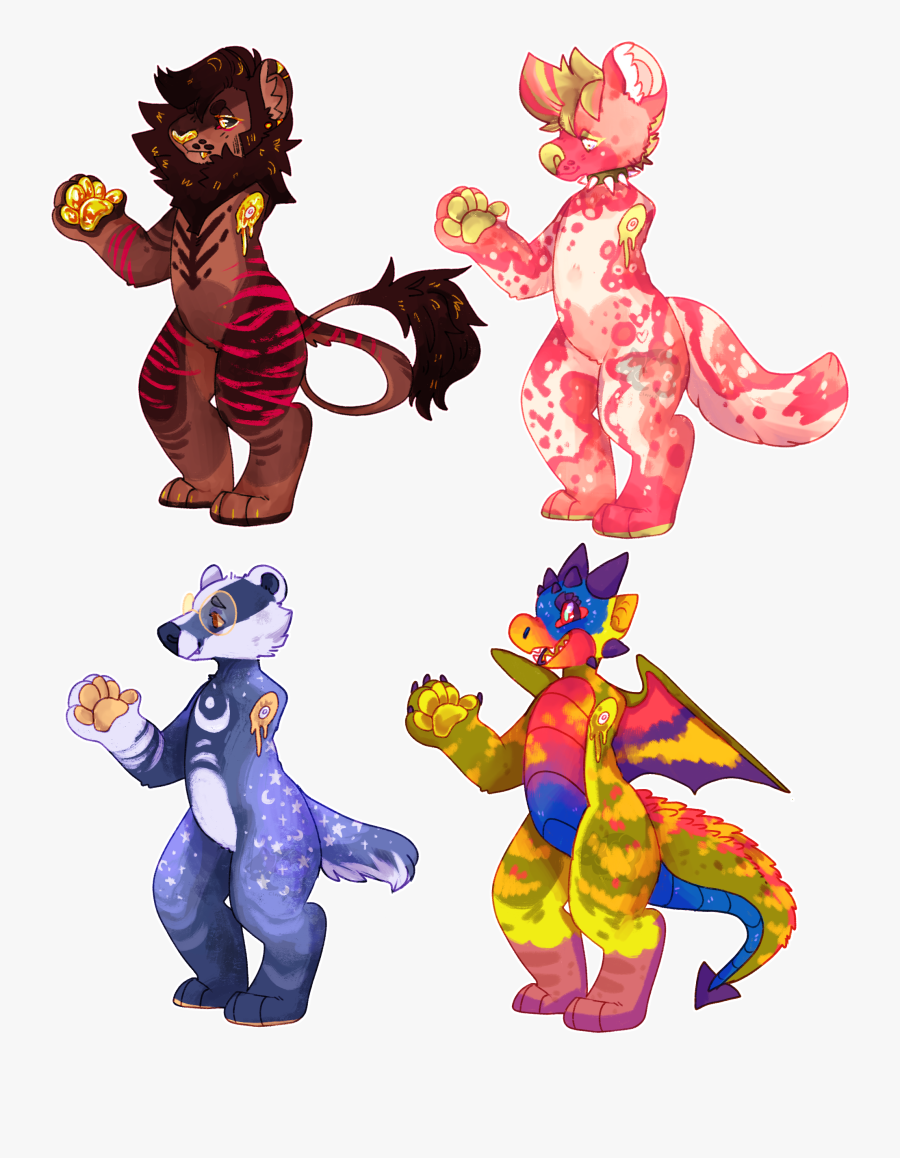 Anthro Adopts - Cartoon, Transparent Clipart