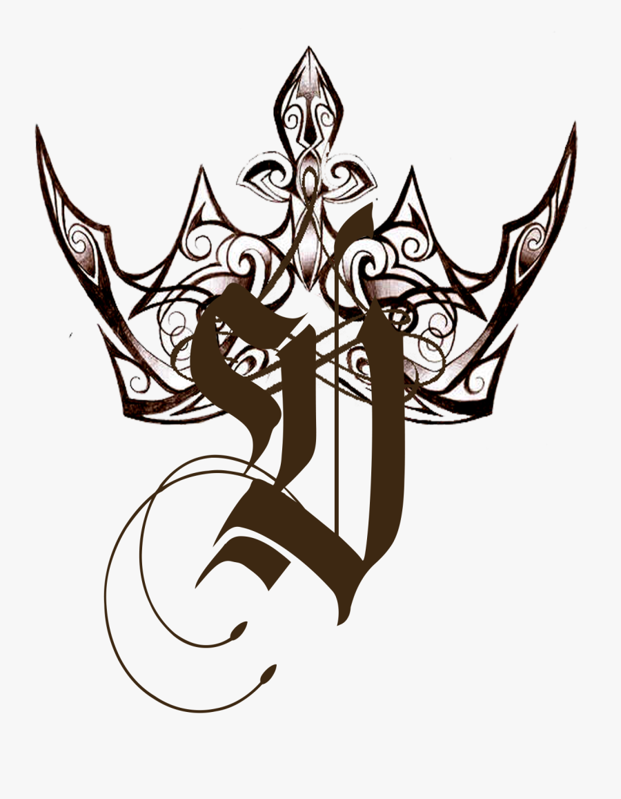 Queen Crown Tattoo Design, Transparent Clipart