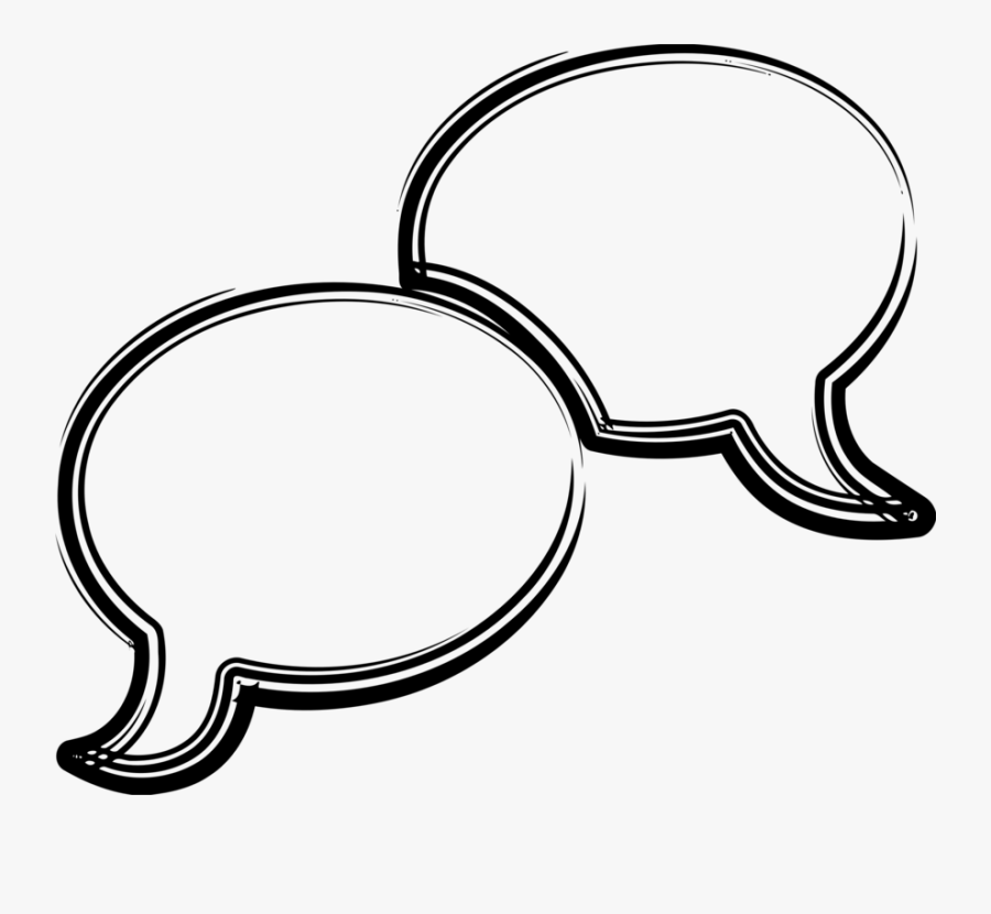 Line Art,body Jewelry,recreation - Clip Art Speech Bubbles, Transparent Clipart