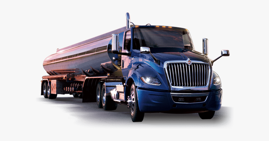 Semi Drawing International Truck - International Lt Daycab, Transparent Clipart