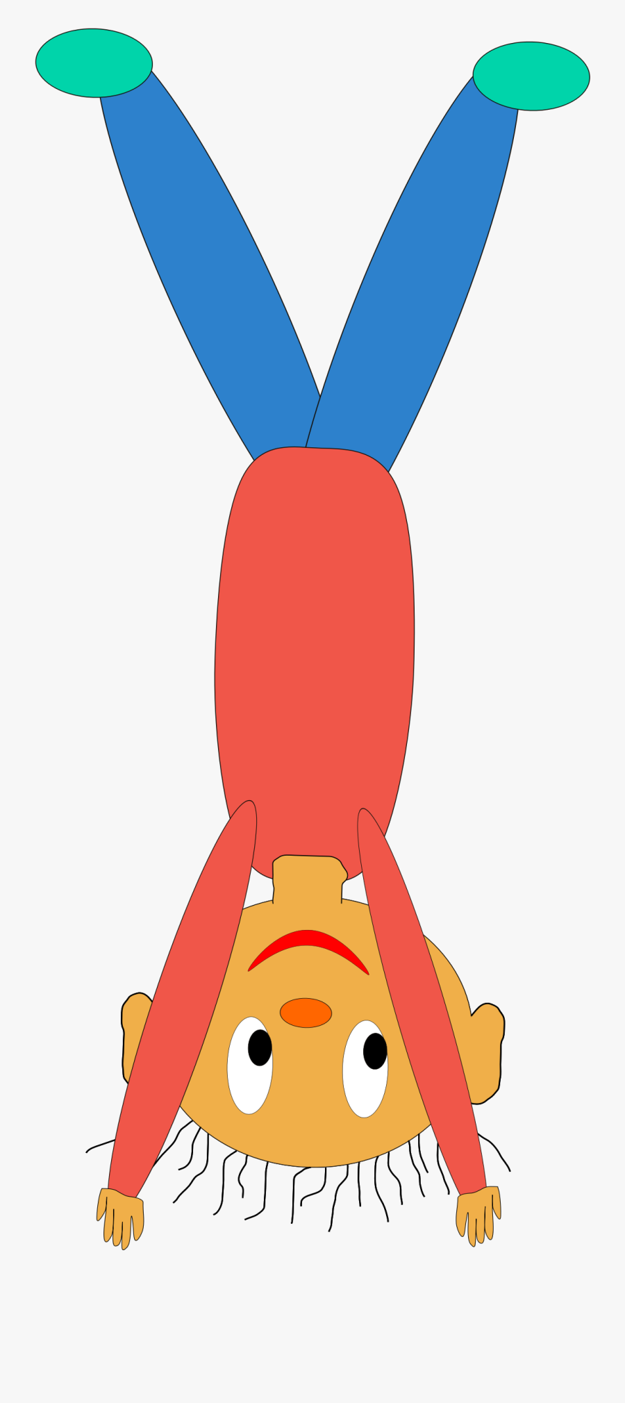 Handstand Playing Exercising Free Picture - Handstand Clip Art, Transparent Clipart