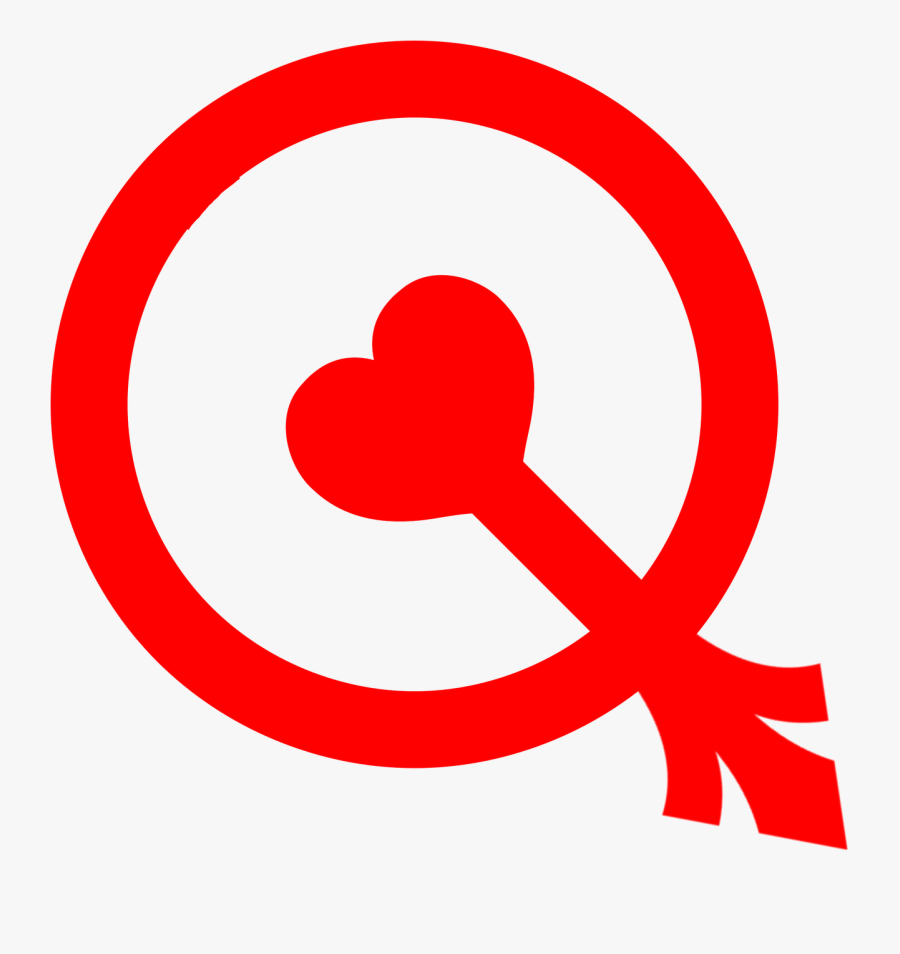 Q Wwg1wga Heart Logo5 - Circle, Transparent Clipart