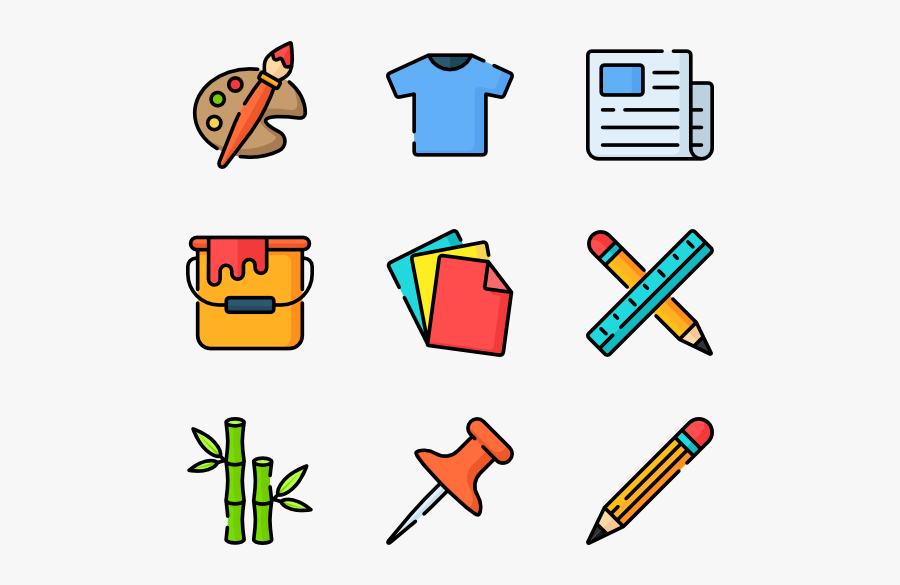 Clip - Diy And Crafts Icons, Transparent Clipart