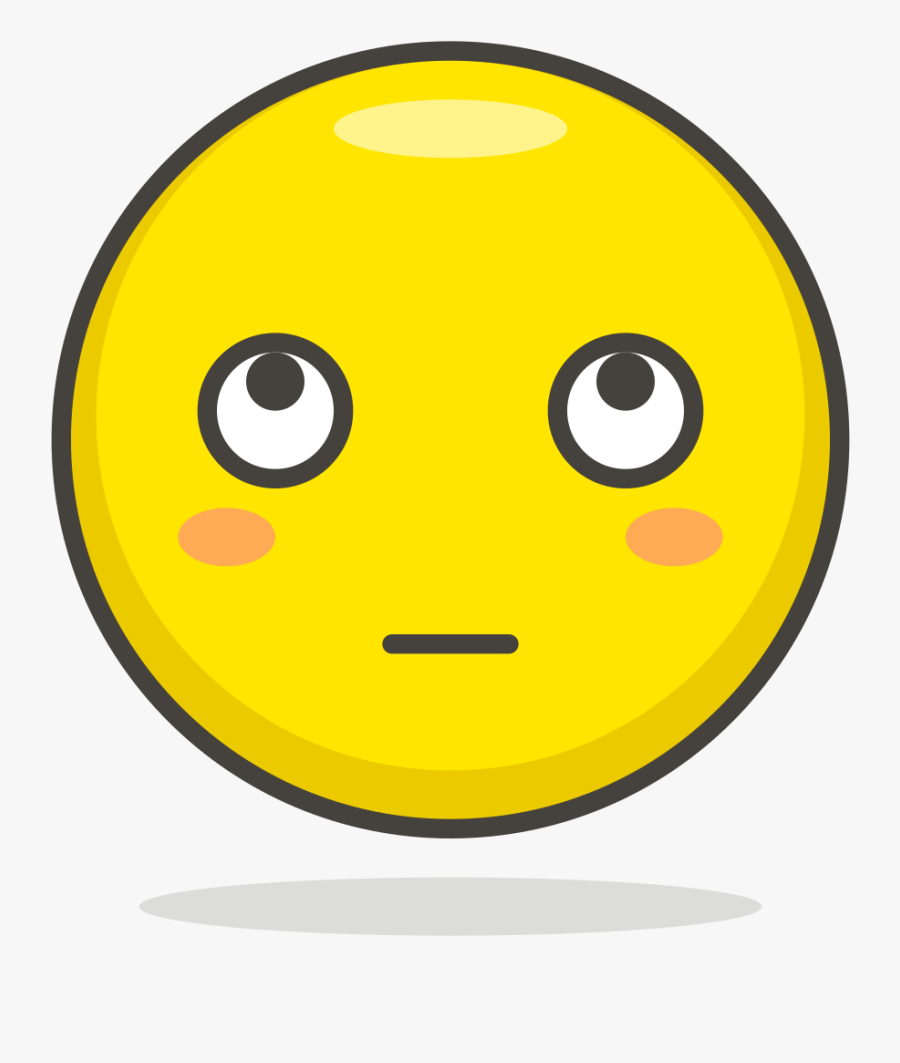 026 Face With Rolling Eyes - Icon, Transparent Clipart