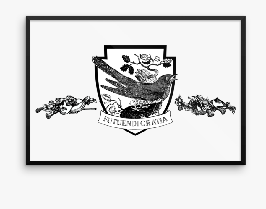 Coat Of Arms Framed Poster - Futuendi Gratia Effin Birds, Transparent Clipart