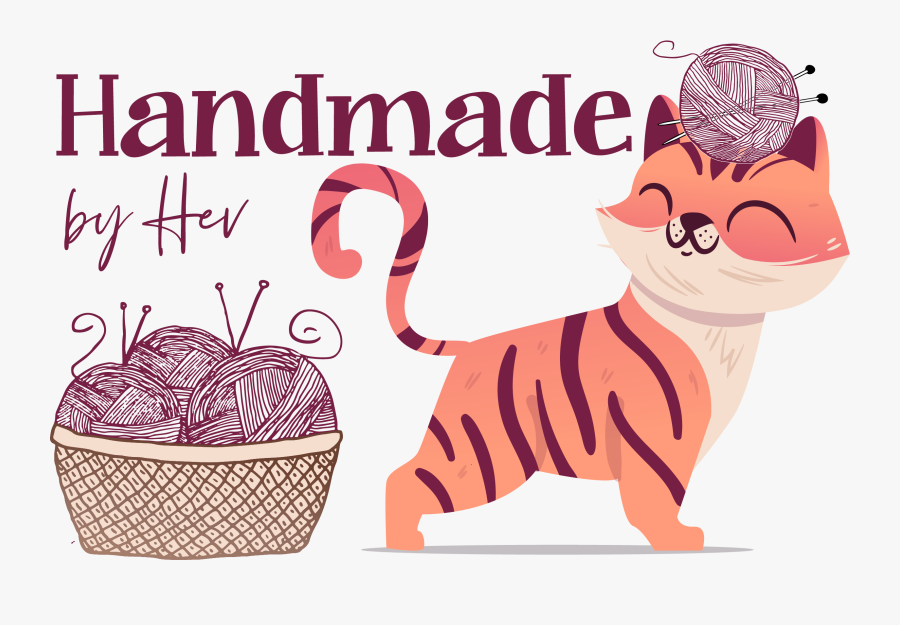 Handmade By Hev - Cartoon, Transparent Clipart