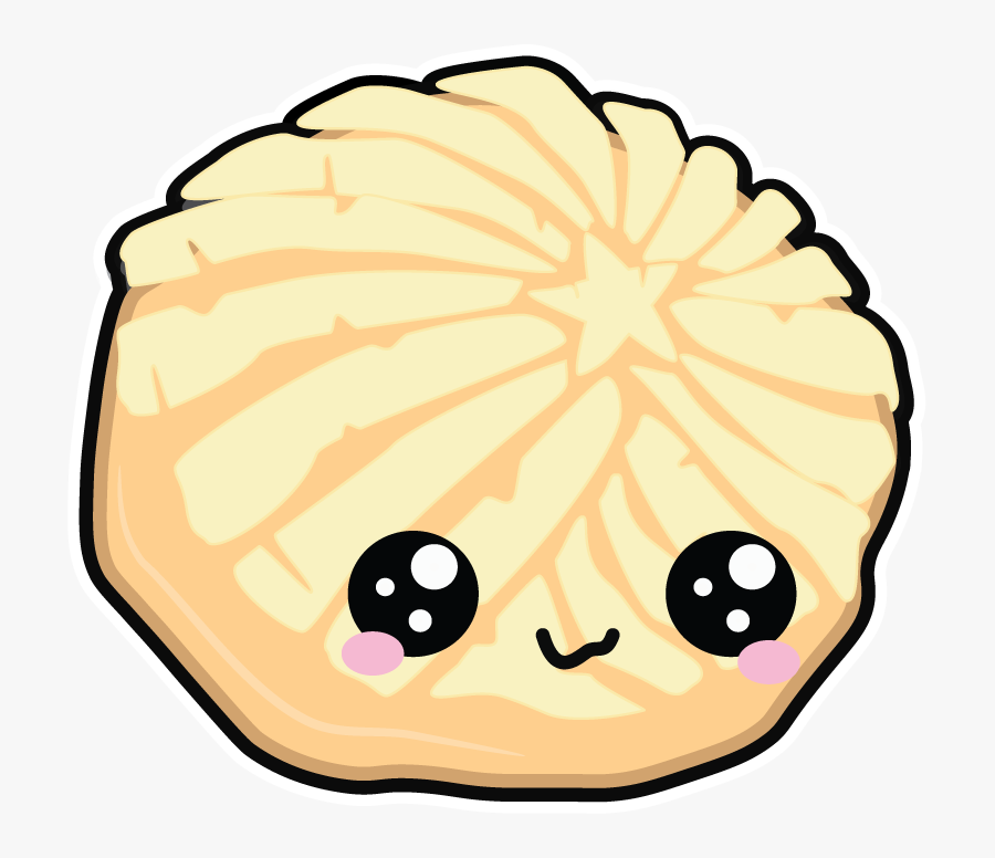 Transparent Pan Dulce Png - Concha De Pan Kawaii, Transparent Clipart