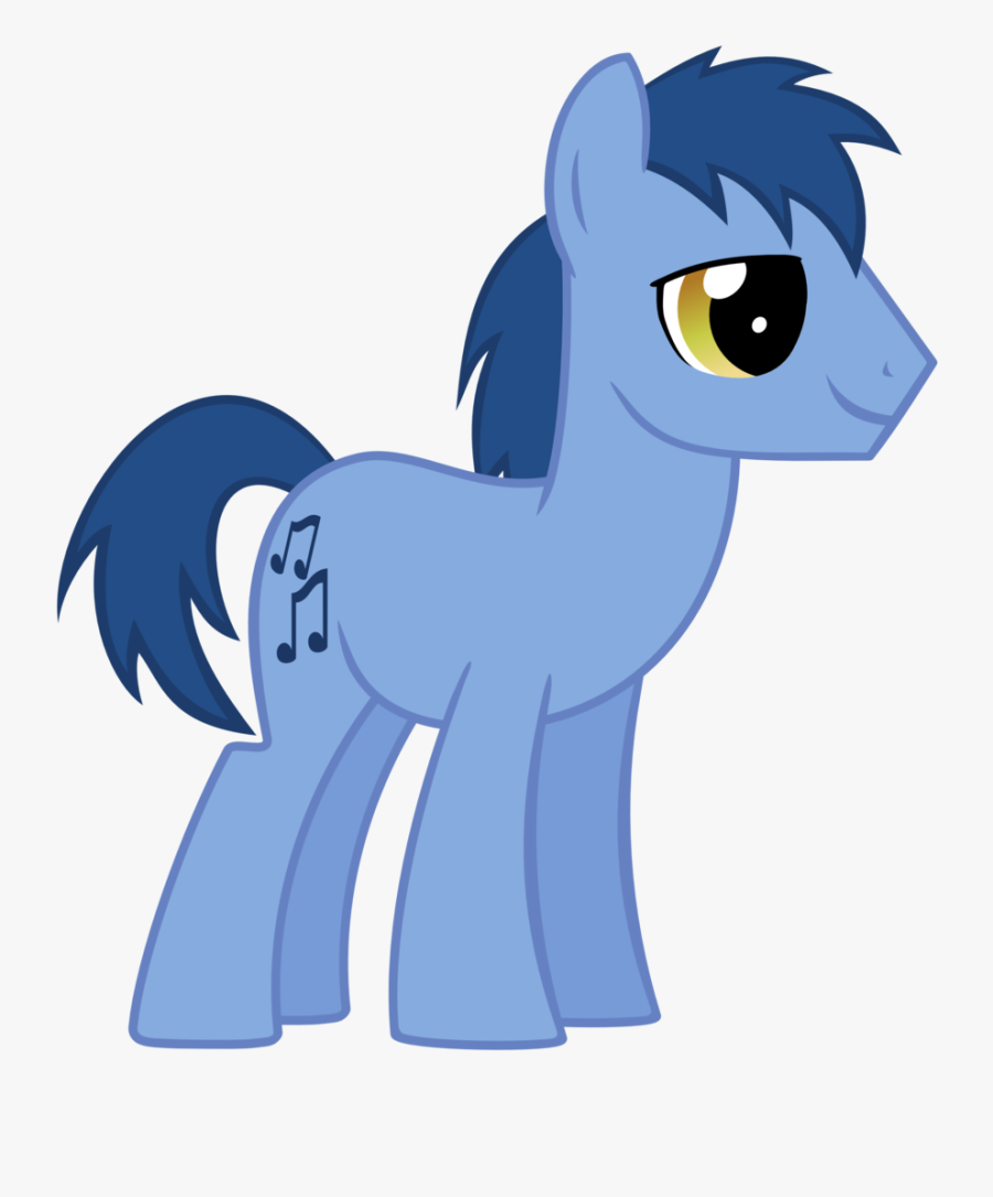 You Can Click Above To Reveal The Image Just This Once, - Mlp Blue Pony Male, Transparent Clipart