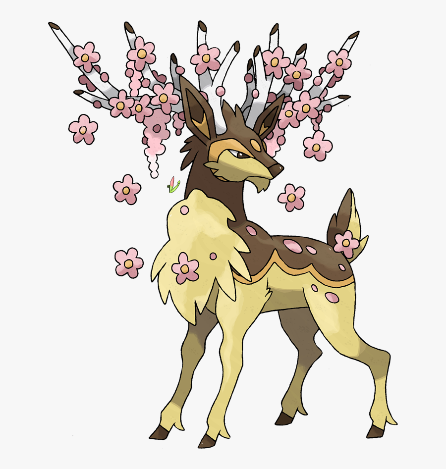 Buck Clipart Winter Mega Evolution Sawsbuck Pokemon , Free