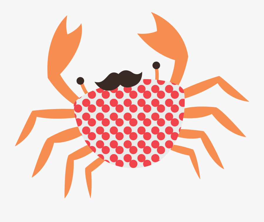 By Yenty Jap Fake Tattoo, Moustache Crab - Freshwater Crab, Transparent Clipart