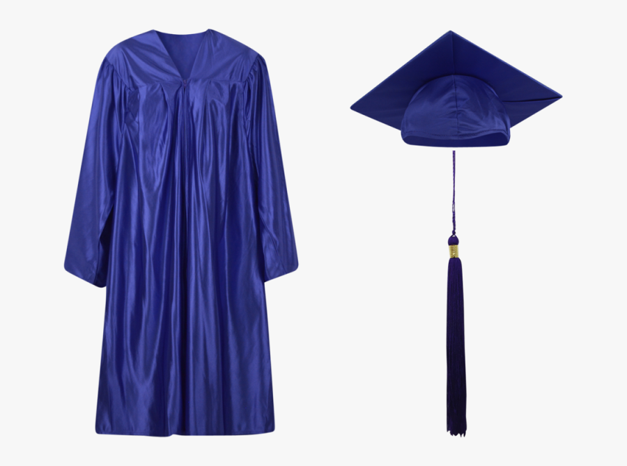 Transparent Graduate Cap Png - Blue Cap And Gown Png, Transparent Clipart