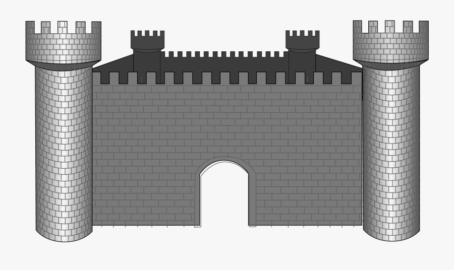 Castle Wall Clip Art, Transparent Clipart